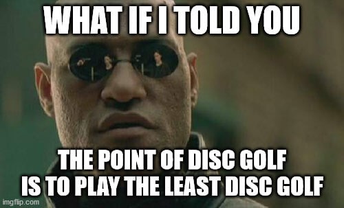 Morpheus Disc Golf Joke