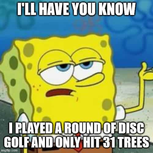 I'll have you know disc golf