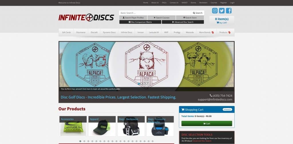 Infinite Discs Store