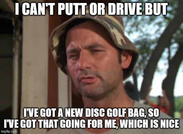 Putting and driving disc golf